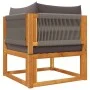Set de sofás de jardín con cojines 6 pzas madera maciza acacia by , Outdoor sofas - Ref: Foro24-3278823, Price: 547,13 €, Dis...