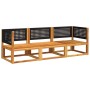 Set de sofás de jardín con cojines 3 pzas madera maciza acacia de , Conjuntos de jardín - Ref: Foro24-3278877, Precio: 332,96...