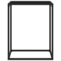 Mesa consola vidrio templado negro 60x35x75 cm en Mesas auxiliares | Comprar online en Foru.es