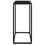 Mesa consola vidrio templado negro 60x35x75 cm en Mesas auxiliares | Comprar online en Foru.es