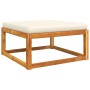 Set de sofás de jardín con cojines 5 pzas madera maciza acacia de , Conjuntos de jardín - Ref: Foro24-3278918, Precio: 499,52...