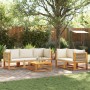 Set de sofás de jardín con cojines 6 pzas madera maciza acacia de , Sofás de exterior - Ref: Foro24-3278856, Precio: 718,53 €...