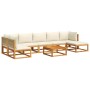 Set de sofás de jardín con cojines 8 pzas madera maciza acacia de , Sofás de exterior - Ref: Foro24-3278868, Precio: 825,26 €...