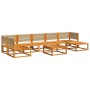 Set de sofás de jardín con cojines 8 pzas madera maciza acacia de , Sofás de exterior - Ref: Foro24-3278868, Precio: 825,26 €...