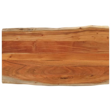 Tablero de mesa rectangular borde natural acacia 100x60x2,5 cm de , Tableros para mesas - Ref: Foro24-370622, Precio: 102,80 ...