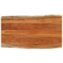 Tablero de mesa rectangular borde natural acacia 100x60x2,5 cm by , Table tops - Ref: Foro24-370622, Price: 89,20 €, Discount: %