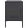 Mesitas de noche 2 unidades acero negro 36x39x50,5 cm de , Mesitas de noche - Ref: Foro24-842911, Precio: 89,23 €, Descuento: %