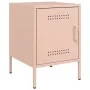 Mesitas de noche 2 unidades acero rosa 36x39x50,5 cm de , Mesitas de noche - Ref: Foro24-842913, Precio: 93,33 €, Descuento: %