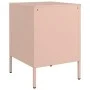 Mesitas de noche 2 unidades acero rosa 36x39x50,5 cm de , Mesitas de noche - Ref: Foro24-842913, Precio: 93,33 €, Descuento: %