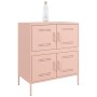 Aparador de acero rosa 68x39x79 cm de , Aparadores - Ref: Foro24-842953, Precio: 110,36 €, Descuento: %
