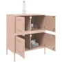 Aparador de acero rosa 68x39x79 cm de , Aparadores - Ref: Foro24-842953, Precio: 109,11 €, Descuento: %
