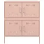 Aparador de acero rosa 68x39x79 cm de , Aparadores - Ref: Foro24-842953, Precio: 109,11 €, Descuento: %