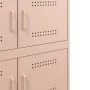 Aparador de acero rosa 68x39x79 cm de , Aparadores - Ref: Foro24-842953, Precio: 109,11 €, Descuento: %