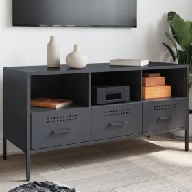 Mueble para TV acero gris antracita 100,5x39x50,5 cm by , TV Furniture - Ref: Foro24-843038, Price: 121,01 €, Discount: %