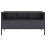Mueble para TV acero gris antracita 100,5x39x50,5 cm de , Muebles TV - Ref: Foro24-843038, Precio: 122,40 €, Descuento: %