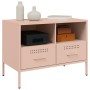 Mueble para TV acero rosa 68x39x50,5 cm de , Muebles TV - Ref: Foro24-843044, Precio: 94,74 €, Descuento: %