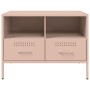 Mueble para TV acero rosa 68x39x50,5 cm de , Muebles TV - Ref: Foro24-843044, Precio: 94,74 €, Descuento: %