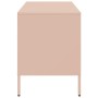 Mueble para TV acero rosa 68x39x50,5 cm de , Muebles TV - Ref: Foro24-843044, Precio: 94,74 €, Descuento: %