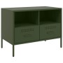 Mueble para TV acero verde oliva 68x39x50,5 cm de , Muebles TV - Ref: Foro24-843050, Precio: 94,74 €, Descuento: %