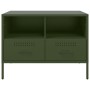 Mueble para TV acero verde oliva 68x39x50,5 cm de , Muebles TV - Ref: Foro24-843050, Precio: 94,74 €, Descuento: %