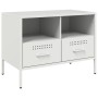 Mueble para TV acero blanco 68x39x50,5 cm de , Muebles TV - Ref: Foro24-843052, Precio: 94,74 €, Descuento: %