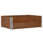 Jardinera de madera maciza de pino marrón 120x80 cm de , Maceteros y jardineras - Ref: Foro24-3295386, Precio: 102,25 €, Desc...
