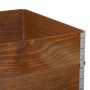 Jardinera de madera maciza de pino marrón 120x80 cm de , Maceteros y jardineras - Ref: Foro24-3295386, Precio: 102,25 €, Desc...