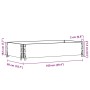 Jardinera de madera maciza de pino marrón 100x50 cm de , Maceteros y jardineras - Ref: Foro24-3295390, Precio: 45,92 €, Descu...