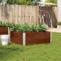 Jardinera de madera maciza de pino marrón 100x100 cm de , Maceteros y jardineras - Ref: Foro24-3295402, Precio: 86,02 €, Desc...