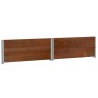 Jardinera de madera maciza de pino marrón 100x100 cm de , Maceteros y jardineras - Ref: Foro24-3295402, Precio: 86,02 €, Desc...