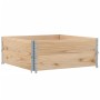 Jardinera de madera maciza de pino 100x100 cm de , Maceteros y jardineras - Ref: Foro24-3295399, Precio: 83,48 €, Descuento: %