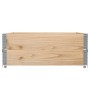 Jardinera de madera maciza de pino 100x100 cm de , Maceteros y jardineras - Ref: Foro24-3295399, Precio: 83,48 €, Descuento: %