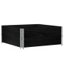 Jardinera de madera maciza de pino negra 100x100 cm de , Maceteros y jardineras - Ref: Foro24-3295400, Precio: 87,57 €, Descu...