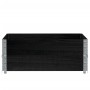 Jardinera de madera maciza de pino negra 100x100 cm de , Maceteros y jardineras - Ref: Foro24-3295400, Precio: 87,57 €, Descu...