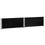 Jardinera de madera maciza de pino negra 100x100 cm de , Maceteros y jardineras - Ref: Foro24-3295400, Precio: 87,57 €, Descu...