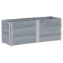 Jardinera de madera maciza de pino gris 150x50 cm de , Maceteros y jardineras - Ref: Foro24-3295437, Precio: 140,06 €, Descue...