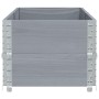 Jardinera de madera maciza de pino gris 150x50 cm de , Maceteros y jardineras - Ref: Foro24-3295409, Precio: 96,64 €, Descuen...