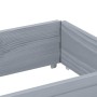 Jardinera de madera maciza de pino gris 150x50 cm de , Maceteros y jardineras - Ref: Foro24-3295409, Precio: 96,64 €, Descuen...