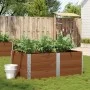 Jardinera de madera maciza de pino marrón 150x100 cm de , Maceteros y jardineras - Ref: Foro24-3295442, Precio: 157,66 €, Des...