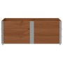 Jardinera de madera maciza de pino marrón 150x100 cm de , Maceteros y jardineras - Ref: Foro24-3295442, Precio: 160,97 €, Des...