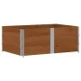 Jardinera de madera maciza de pino marrón 150x100 cm de , Maceteros y jardineras - Ref: Foro24-3295442, Precio: 157,66 €, Des...