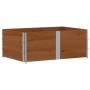 Jardinera de madera maciza de pino marrón 150x100 cm de , Maceteros y jardineras - Ref: Foro24-3295442, Precio: 160,97 €, Des...