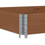 Jardinera de madera maciza de pino marrón 150x100 cm de , Maceteros y jardineras - Ref: Foro24-3295414, Precio: 65,22 €, Desc...