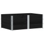 Jardinera de madera maciza de pino negra 150x100 cm de , Maceteros y jardineras - Ref: Foro24-3295440, Precio: 137,77 €, Desc...
