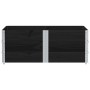 Jardinera de madera maciza de pino negra 150x100 cm de , Maceteros y jardineras - Ref: Foro24-3295440, Precio: 137,77 €, Desc...