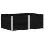 Jardinera de madera maciza de pino negra 150x100 cm de , Maceteros y jardineras - Ref: Foro24-3295440, Precio: 137,77 €, Desc...