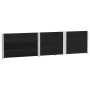 Jardinera de madera maciza de pino negra 150x100 cm de , Maceteros y jardineras - Ref: Foro24-3295440, Precio: 137,77 €, Desc...