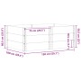 Jardinera de madera maciza de pino negra 150x100 cm de , Maceteros y jardineras - Ref: Foro24-3295440, Precio: 137,77 €, Desc...