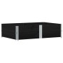 Jardinera de madera maciza de pino negra 150x100 cm de , Maceteros y jardineras - Ref: Foro24-3295416, Precio: 88,68 €, Descu...