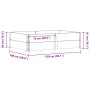 Jardinera de madera maciza de pino negra 150x100 cm de , Maceteros y jardineras - Ref: Foro24-3295416, Precio: 88,68 €, Descu...